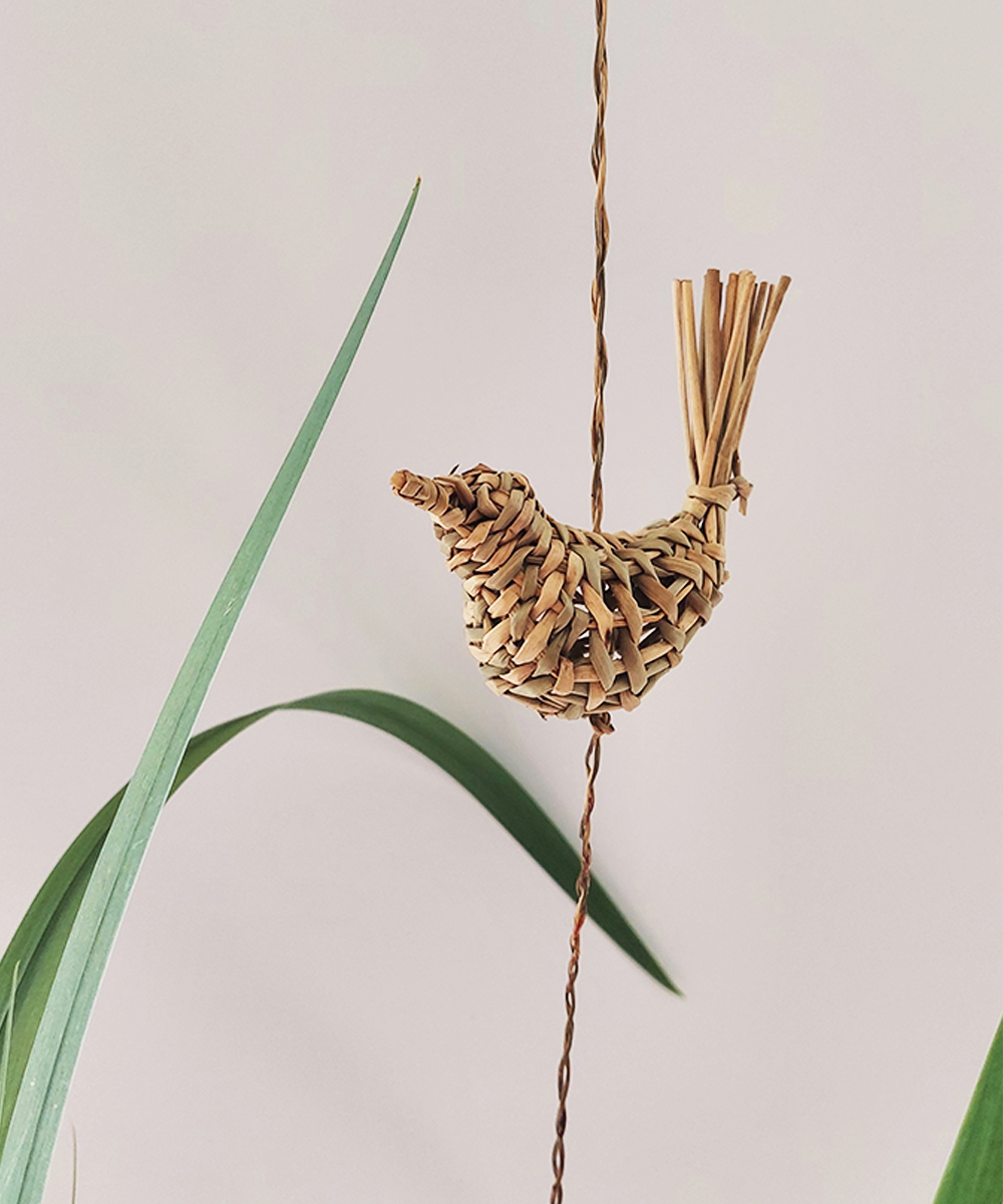 Pajaritos Colgantes Junquillo Color Natural