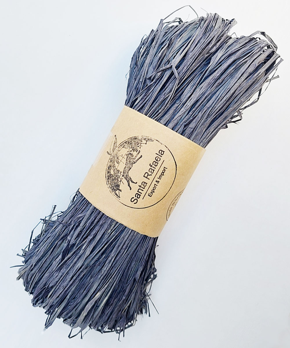 Rafia Color Azul Noche