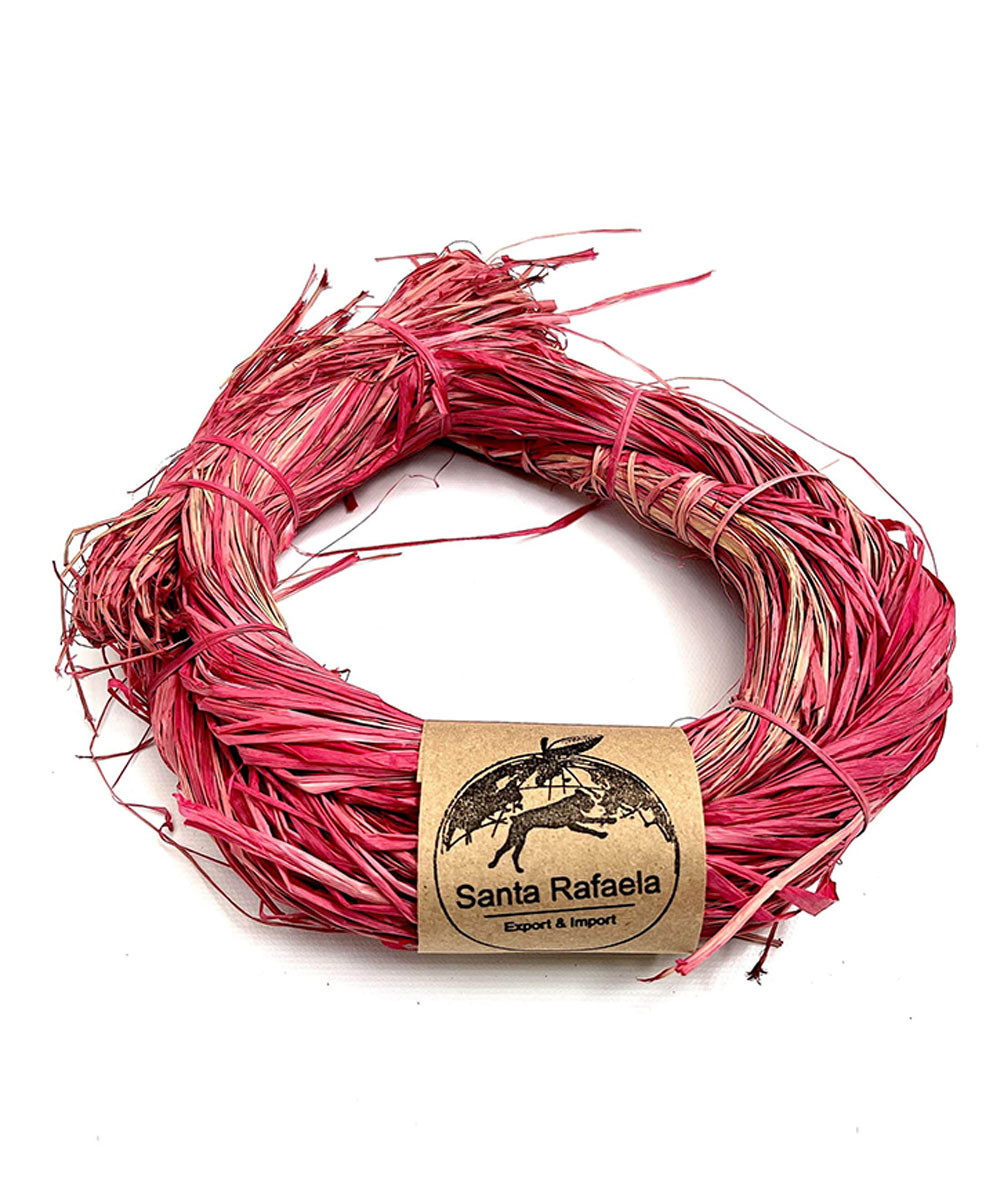 Rafia Color Tie Dye Frambuesa