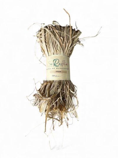 Raffia Straw, color paja natural